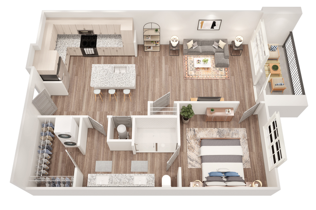 Floorplan - The Samford Glenn Apartments