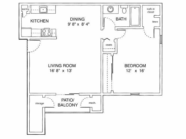 1BR/1BA - Swan Harbour Apartments