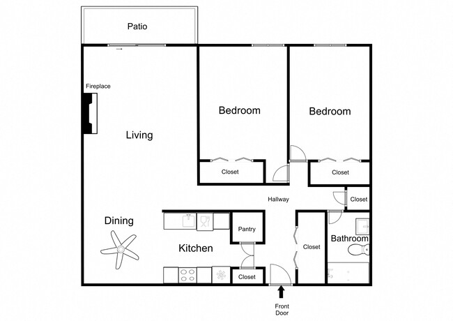 Floorplan - Northgate Apartments