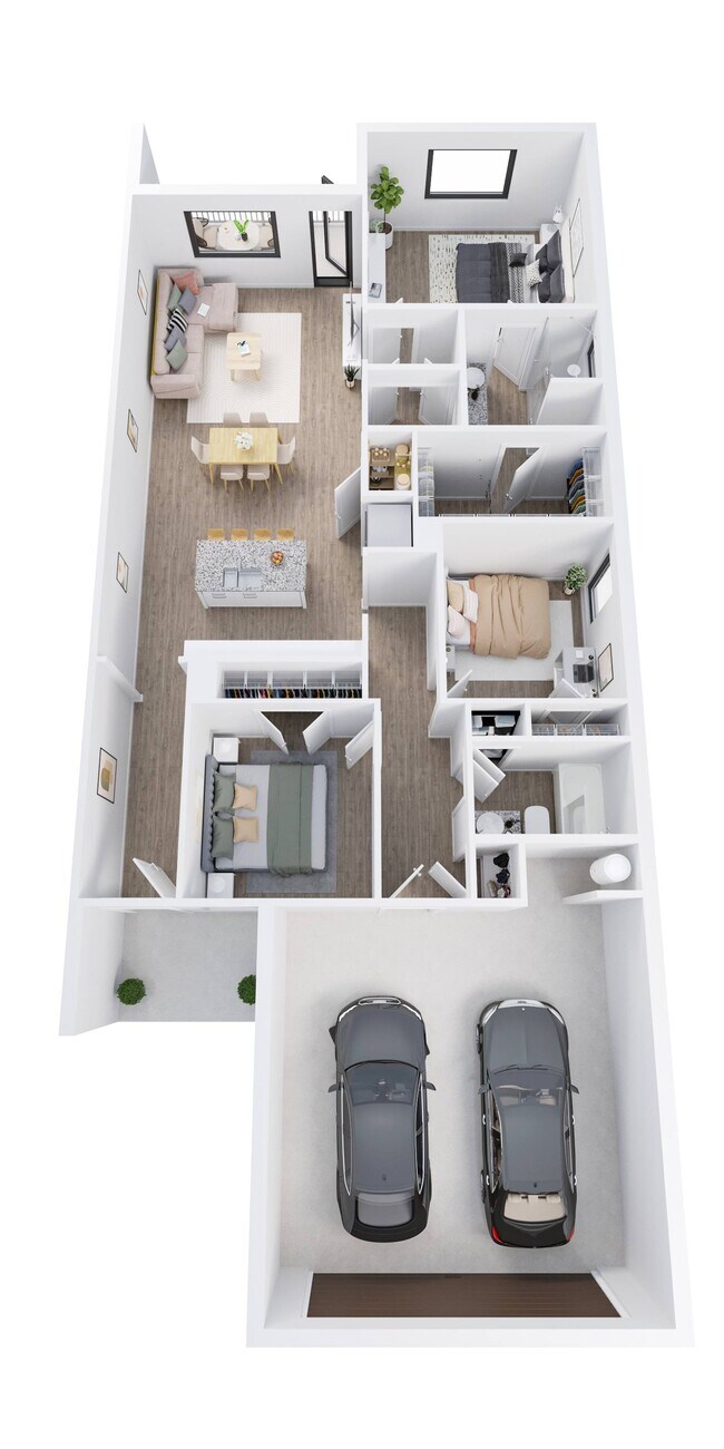 Floorplan - Twin Oaks Townhomes