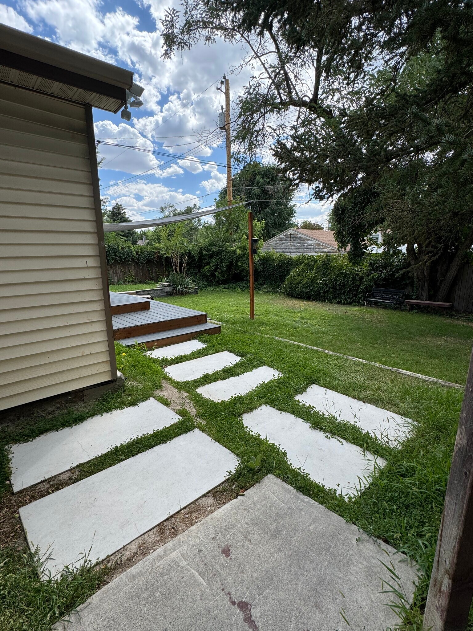 Entrance through the gated backyard - 8330 S Bryce Dr