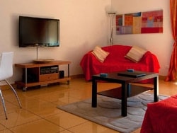 Living Room - Jackson Heights Apartments