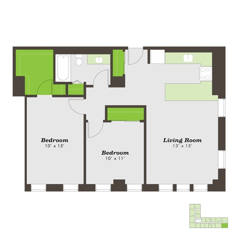 Floorplan - The Sutherland