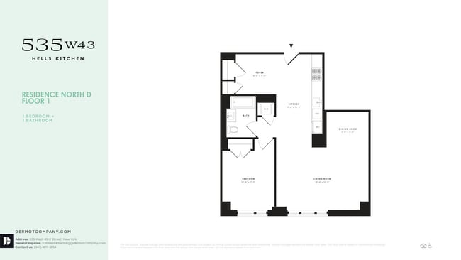 Floorplan - 535 W 43rd Street