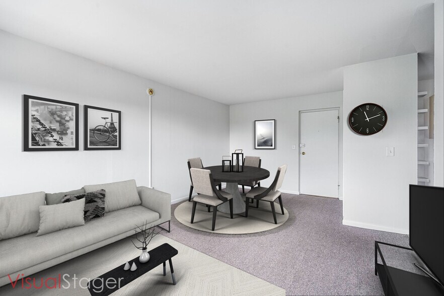 Living Room- Staged, Similar Unit - 18 Fairfield Ave