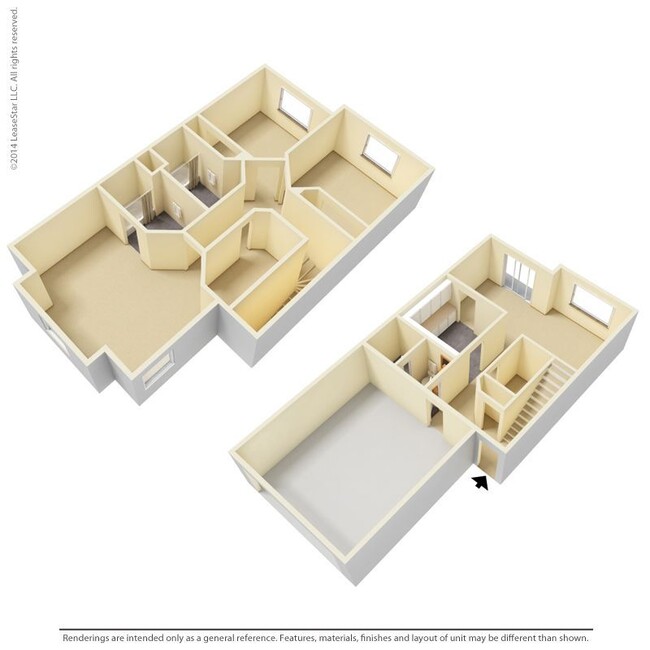 Floorplan - Oaks Lincoln Townhomes