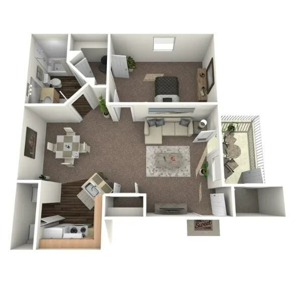 Floorplan - Buffalo Creek Apartments
