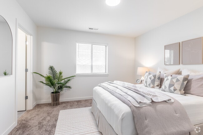 3BR, 2.5BA - 1464SF Primary Bedroom - Terra Lofts Apartments & Townhomes