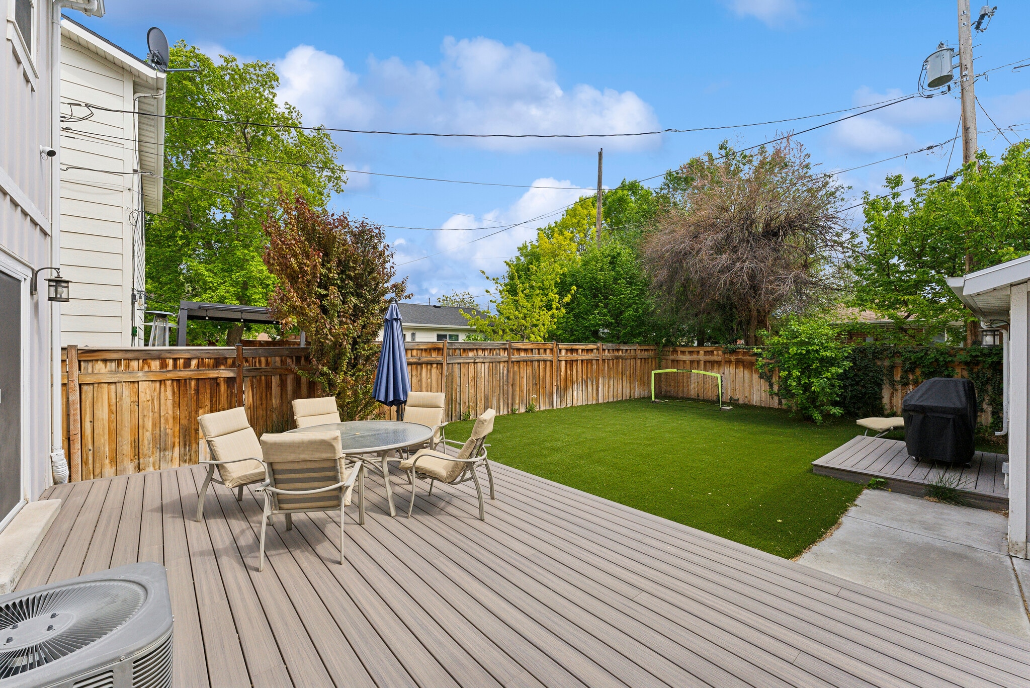 back patio accessible from dining area - 1044 E Wood Ave