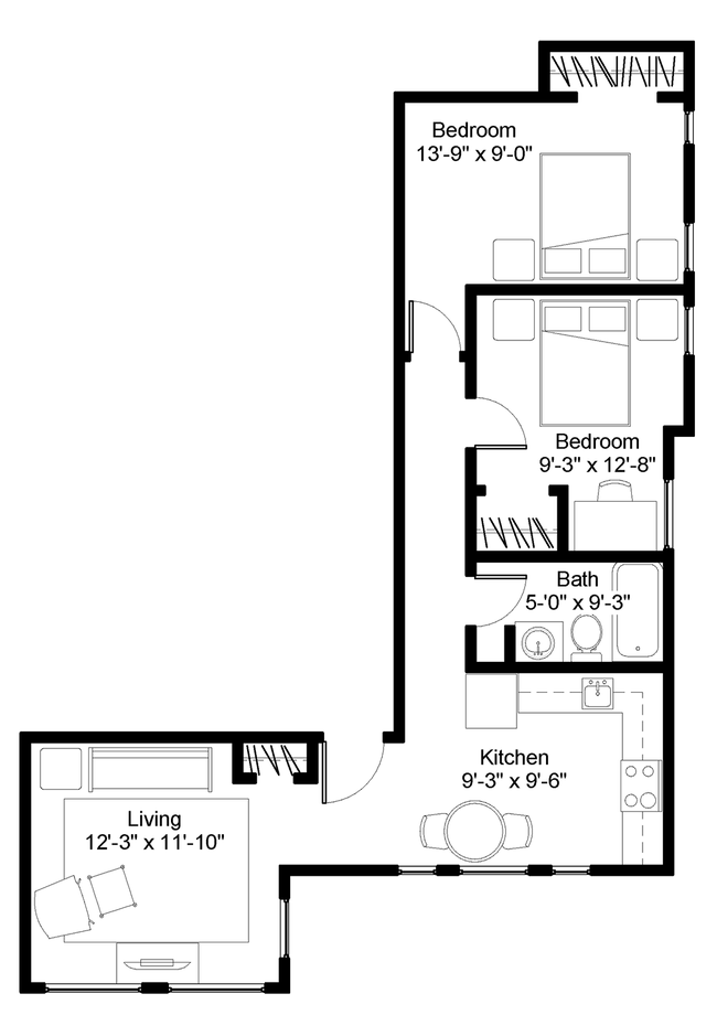 Floorplan - The Wardsworth