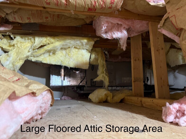 Large Attic Storage Area - 17701 Circle Pond Ct
