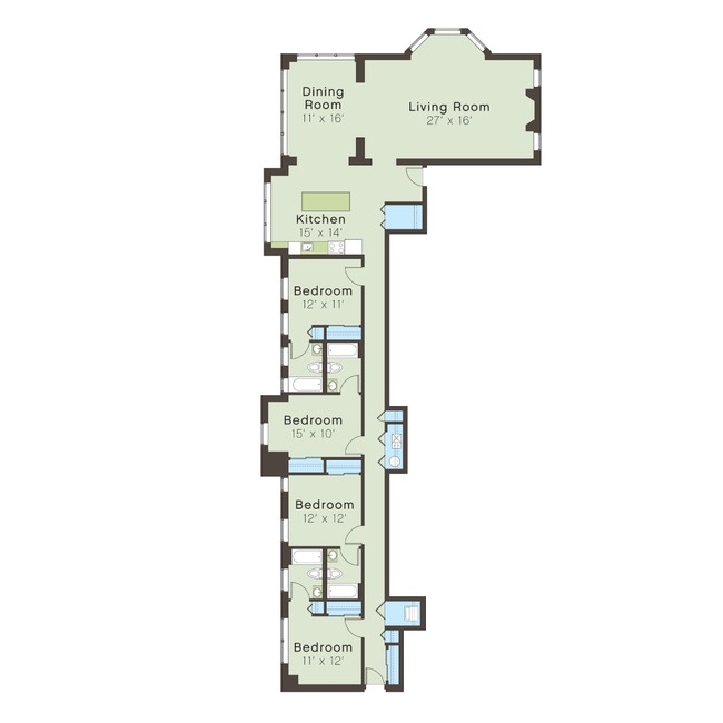 Floorplan - 5100 S. Ellis Avenue