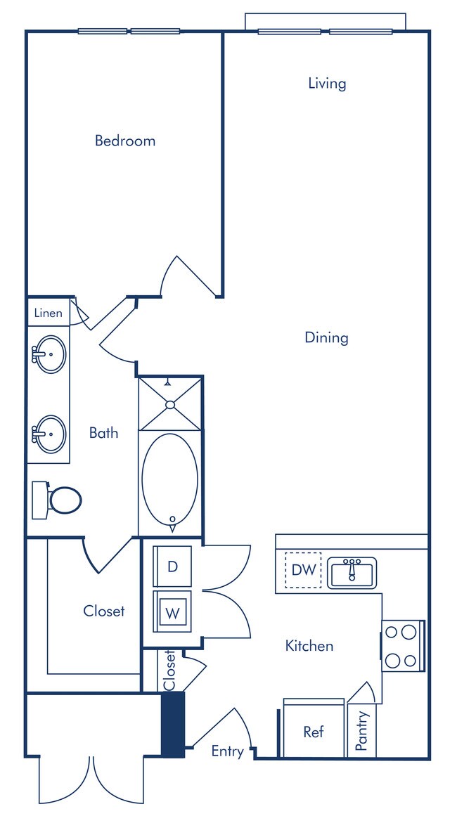 Floorplan - Camden Rainey Street
