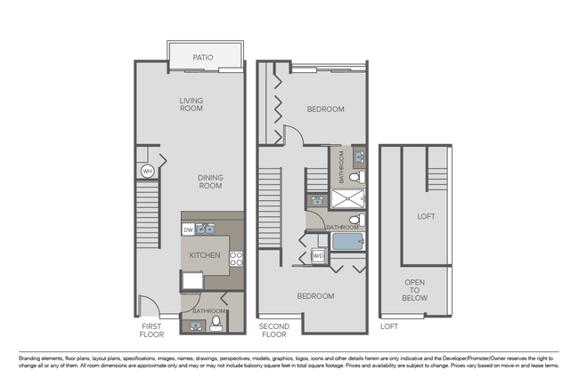 Plan 2F Townhome Loft - Domaine