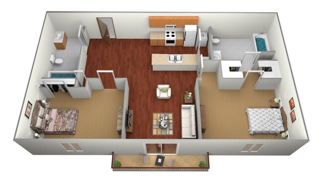 Floorplan - Lakestone Apartments