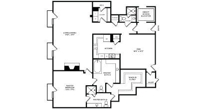 Floorplan - Park Hollow Luxury Residences