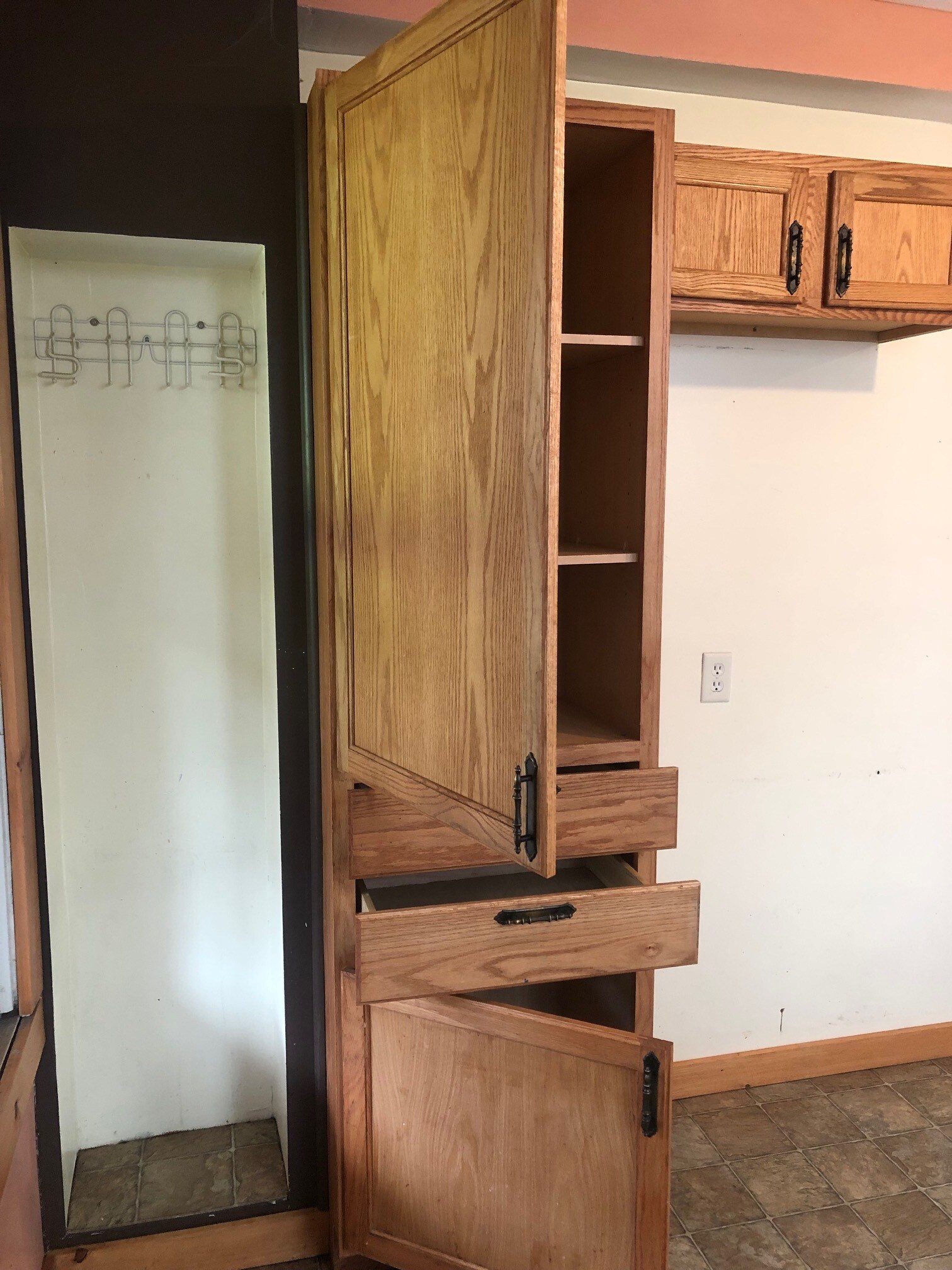 Pantry cabinet Refrigerator Location - 1221 W Walnut St