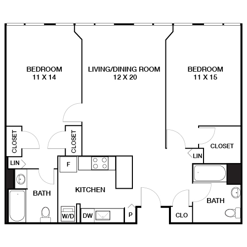 Floorplan - Locust on the Park