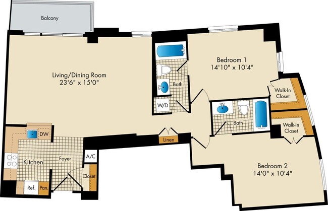 Floorplan - The Metropolitan