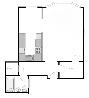 Floorplan - 1080 Eddy Street Apartments