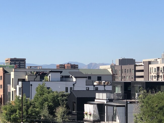 Mountain View from the private balcony. - 2530 Lawrence St