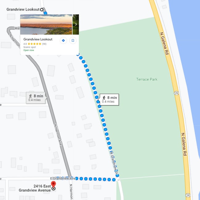 8 minute walk to lookout! - 2416 E Grandview Ave
