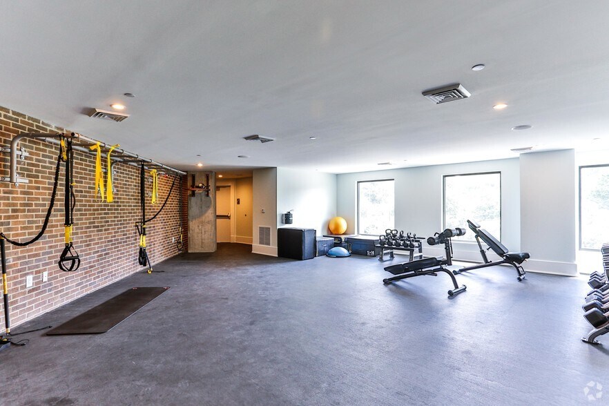 crossfit room - The Berkeley at Dilworth