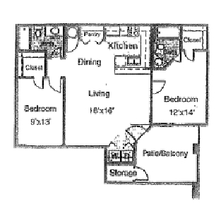 2BR/2BA - Mission Woods Apartments