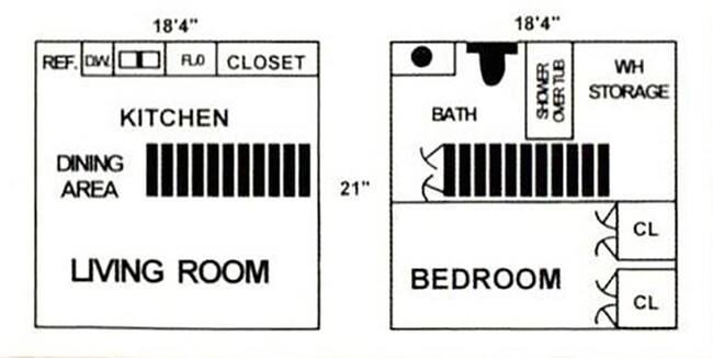 One Bedroom Townhome - Tucasa Townhomes