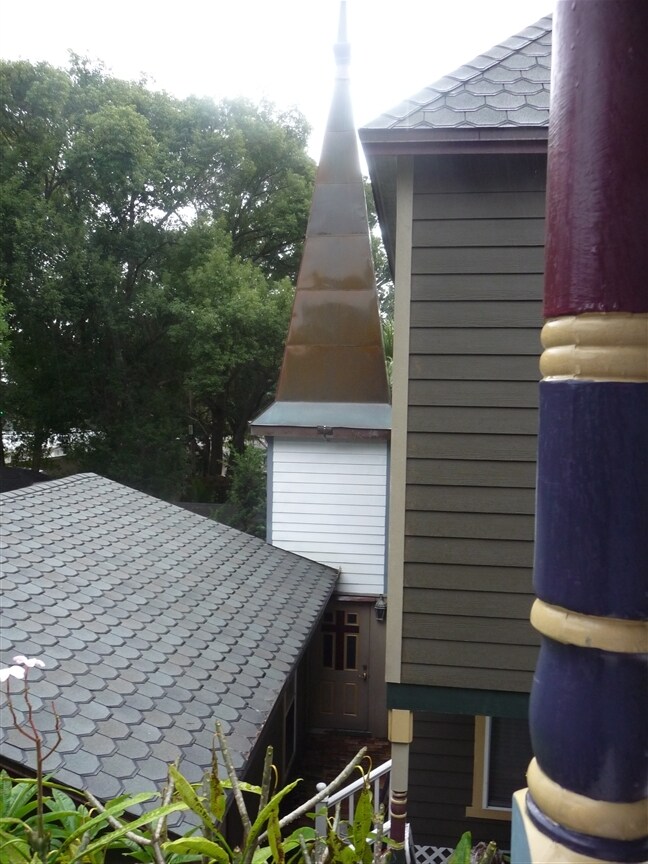 second bedroom balcony overlooking historic steeple - 21 James Ave