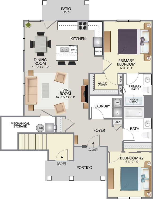 Floorplan - The Villas at Glenwood