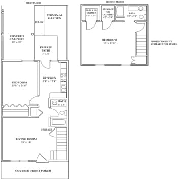 2BR/2BA - Forest Meadows Villas / 55 & Older Community