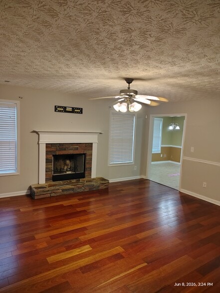 Den With Fireplace - 1359 River Club Dr NE