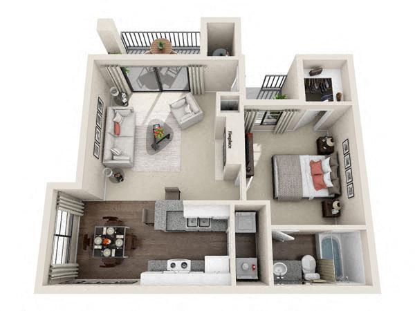 Floorplan - CentrePoint Apartment Homes