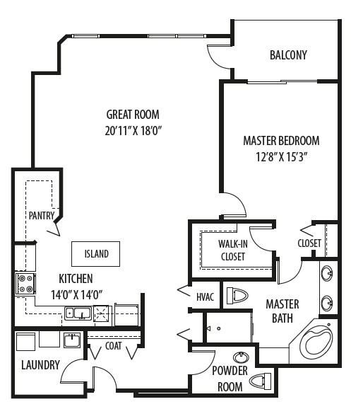 Floorplan - Two Itasca Place