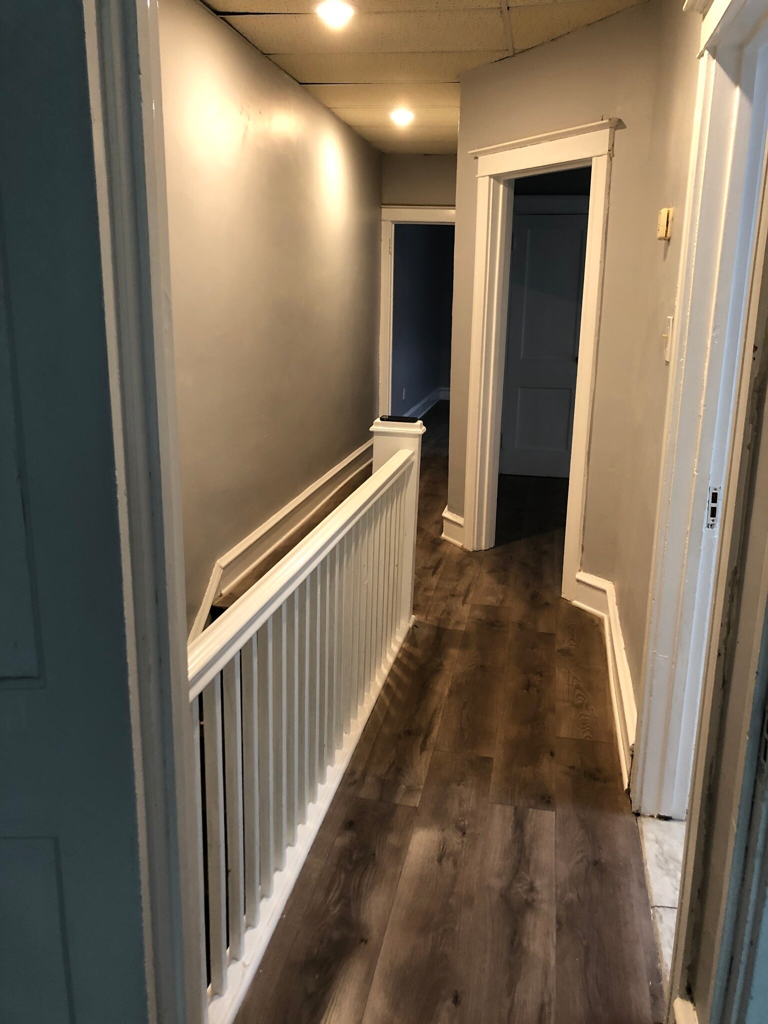 Hallway - recessed lighting - 4031 Roosevelt Blvd