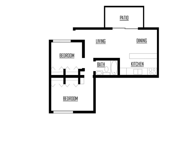 Floorplan - Peaks at Live Oak