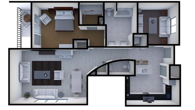 Floorplan - Riviera Coast Apartments