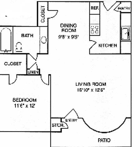 1BR/1BA - Yorktown