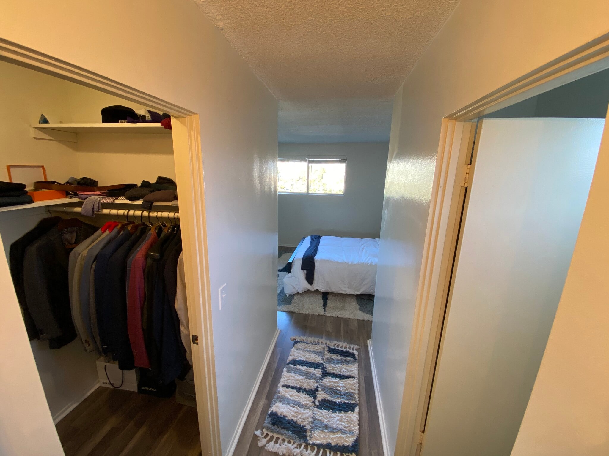 walk in closet in master bedroom/bathroom - 1342 10th St