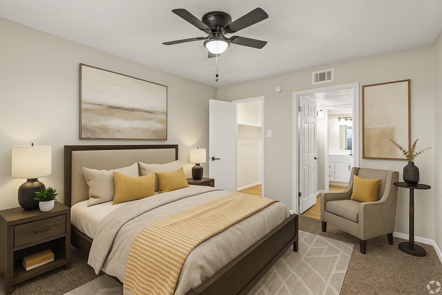 Bedroom - Greenhill Apartments