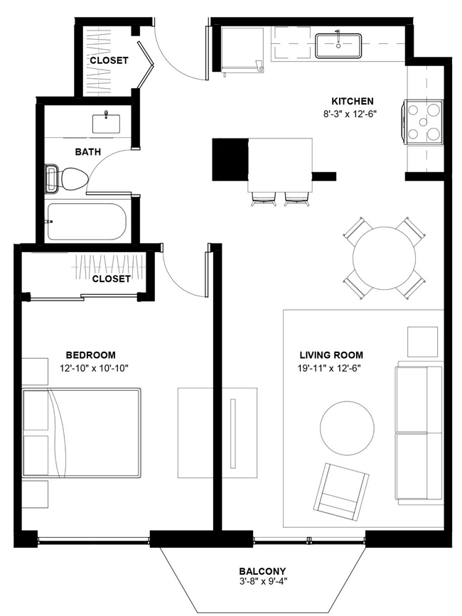 Floorplan - 1250 Lasalle