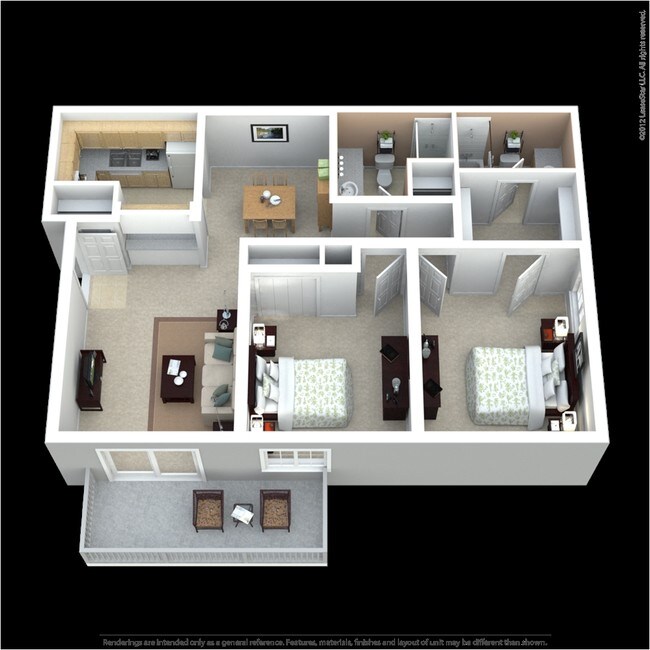 2BR/2BA - Fox Ridge