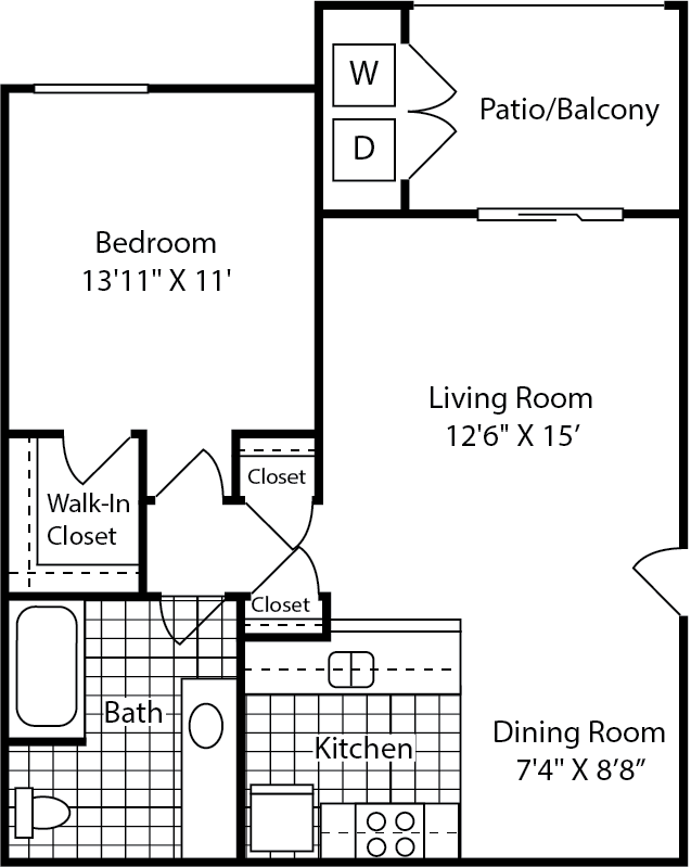 Floorplan - Mission Trails Apartments