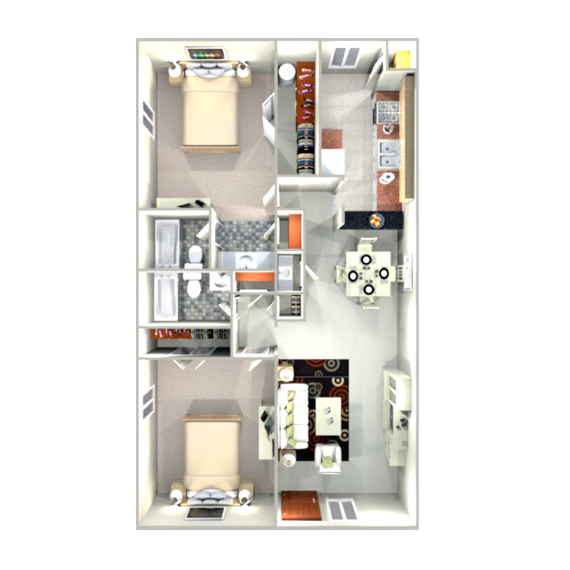 Floorplan - The Lowell at Mueller