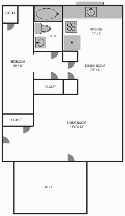 Studio 509 - The Gateway At Skyline Apartments