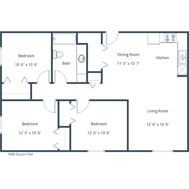 Floorplan - Sterling Pointe Apartment Community