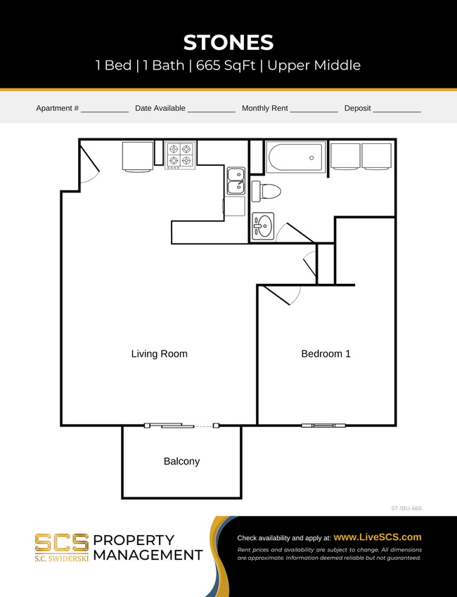 Floorplan - Birchwood Apartments