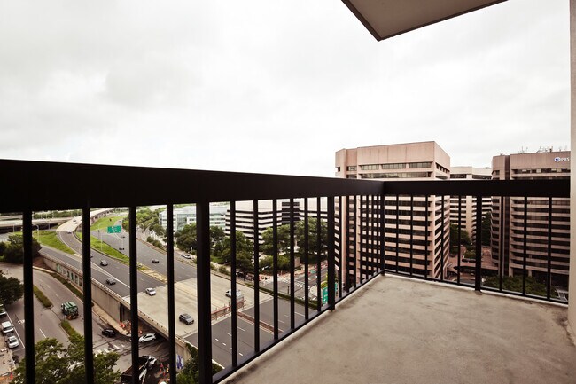 balcony size - 1211 S Eads St