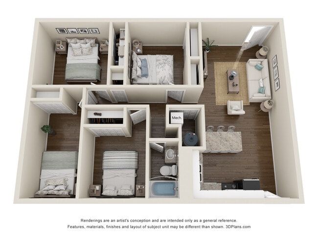 Floorplan - Seaside Apartments